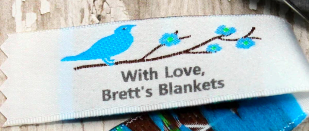 Classic Blanket Tag - 2x3 cotton tags – EverEmblem