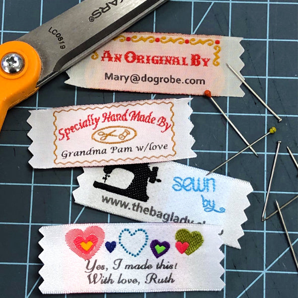 Personalized Woven Sewing Labels Personalized Woven Sewing Labels 