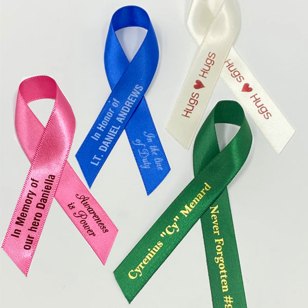 Image of 5/8" Personalized Choose Your Awareness Ribbon