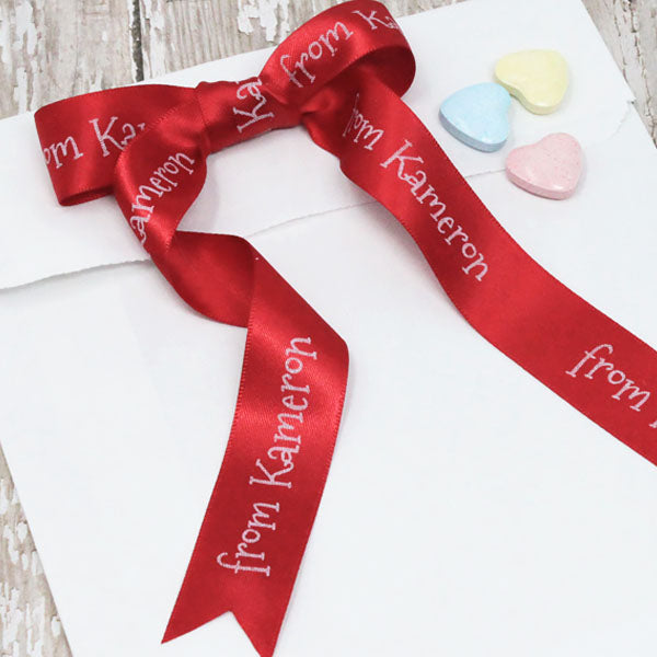 Valentine's Day Ribbon  Shop Custom Printed Valentine Ribbons for