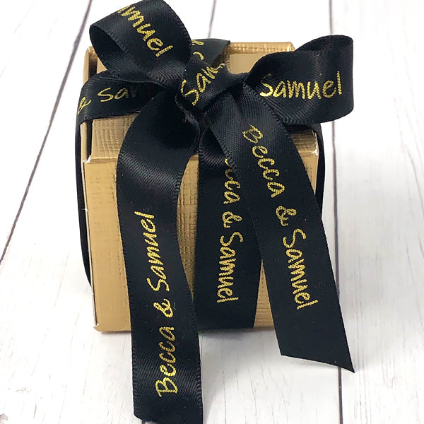 personalized ribbon for business