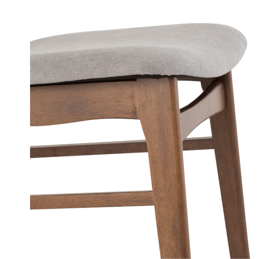 Amara Chair - Walnut & Smoke | Hoft Home