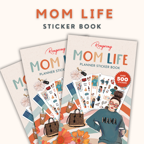 Mom Life Sticker Book by Rongrong DeVoe