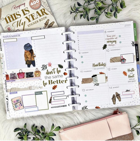 How To Organize And Store Your Planner Stickers - Rongrong Devoe