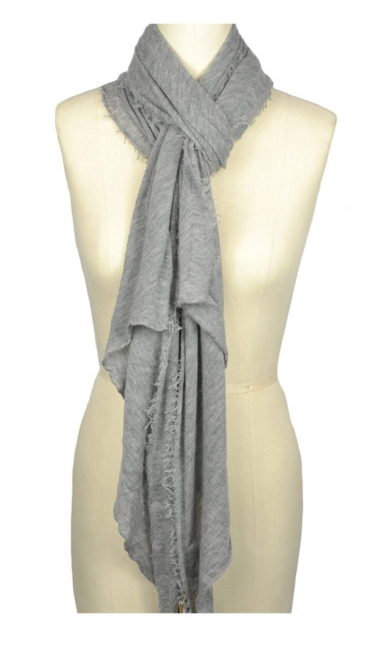 Cashmere Love Scarf - Heather Grey