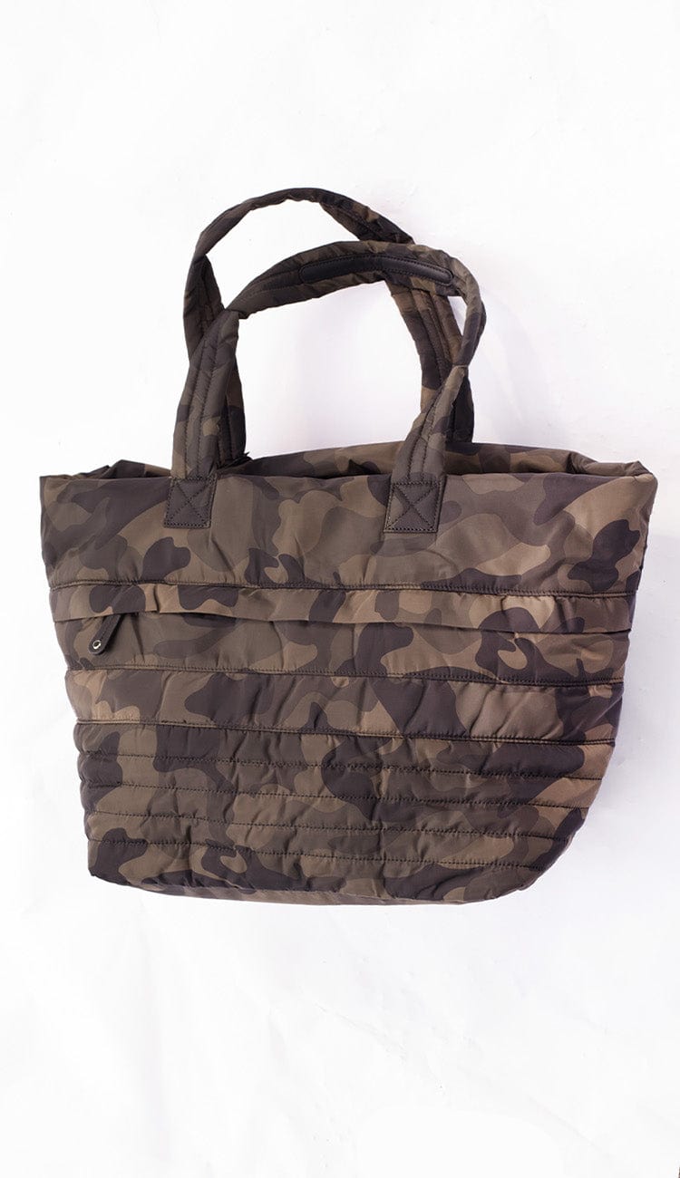 camo quilted bag