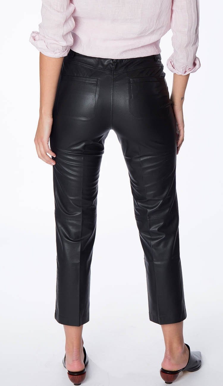 vegan leather pant