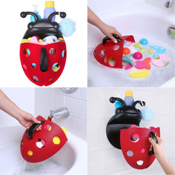 boon ladybug bath toy holder