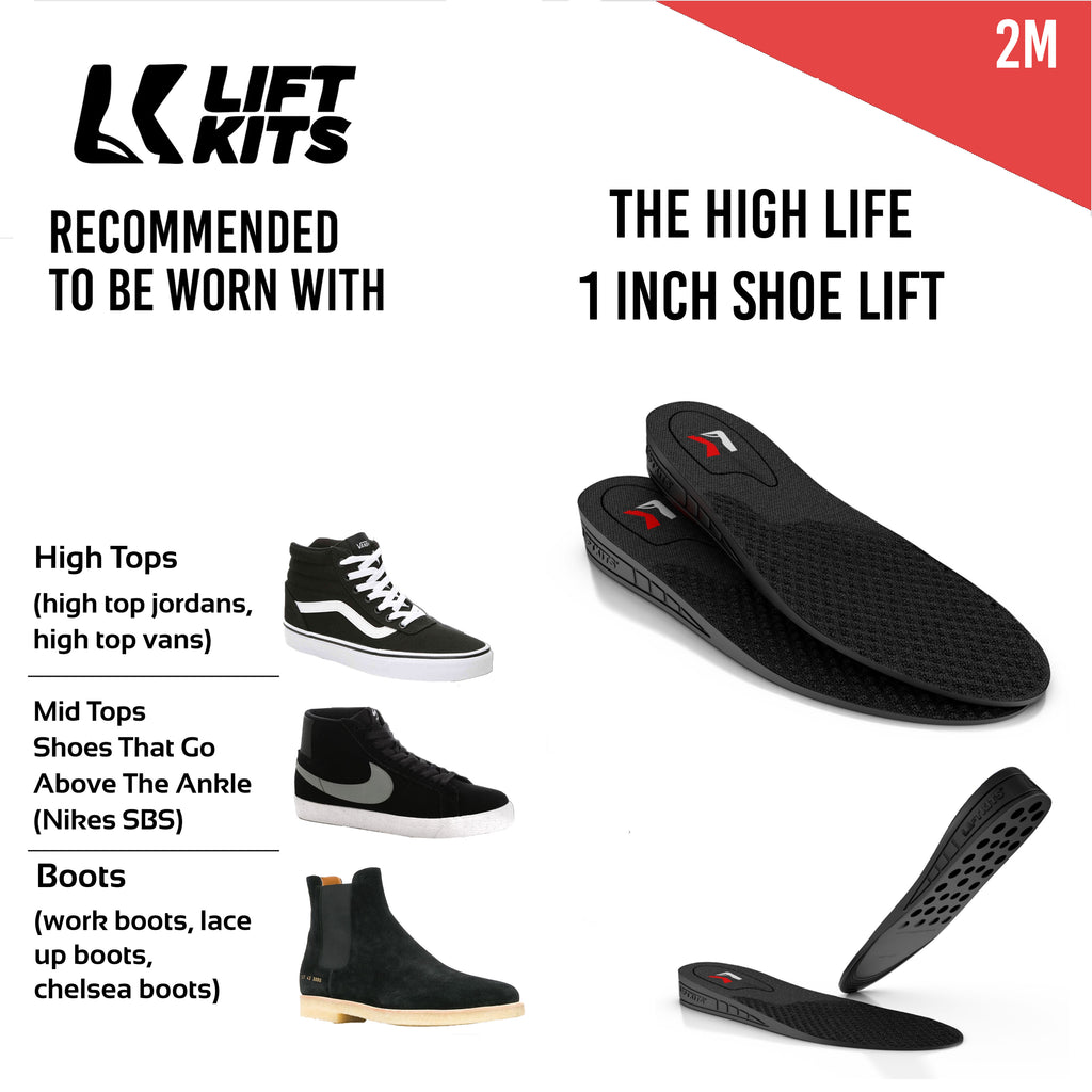 1 inch heel lift