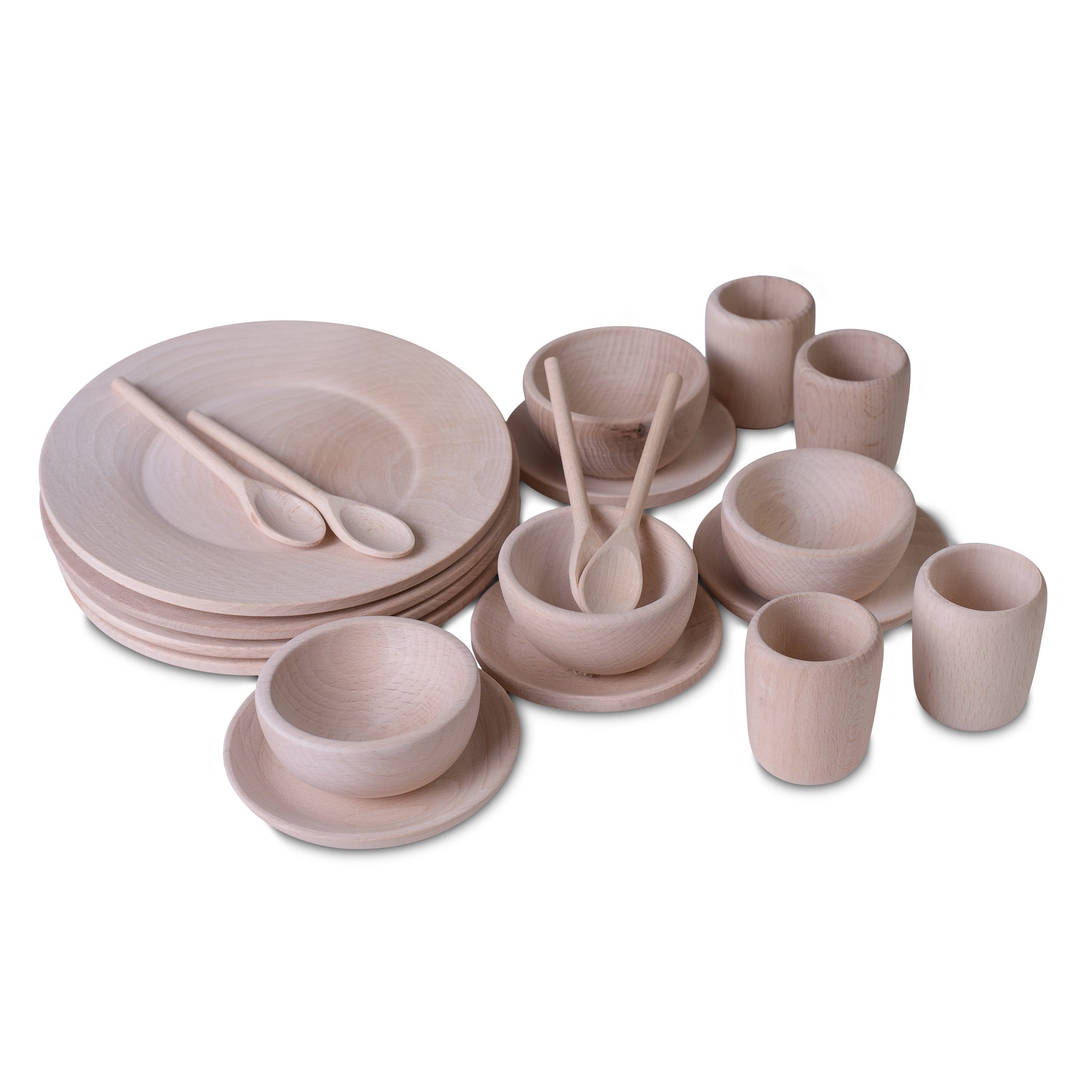 Wooden Dinner Set My Treasure Toys