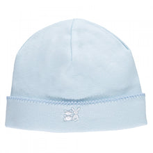 Blue Cotton 3 Piece Hat set