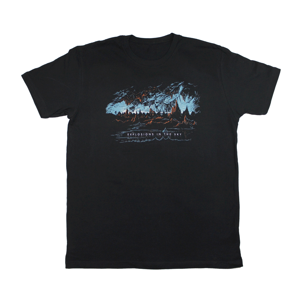 Caves Black T-Shirt - Explosions in the Sky UK product image