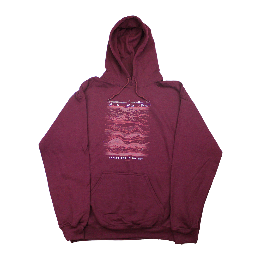 Layers Maroon Hoody - Explosions in the Sky UK product image