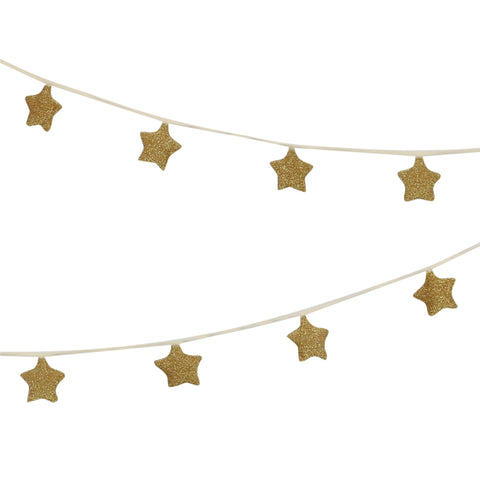 Eco Glitter Stars Garland – TANTRUM