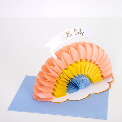 Heart Honeycomb Decorations (x6) by Meri Meri – Mochi Kids