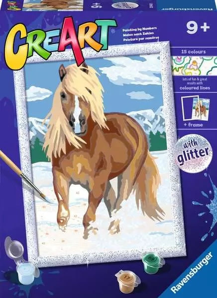 Horse Glitter 7 X 10 Canvas – House GB