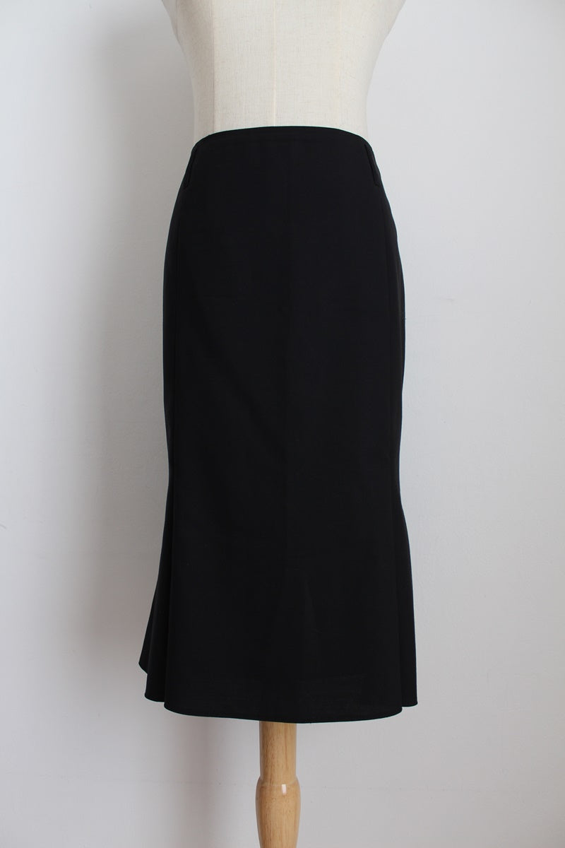 WINDSOR WOOL FLARED PENCIL SKIRT - SIZE 10