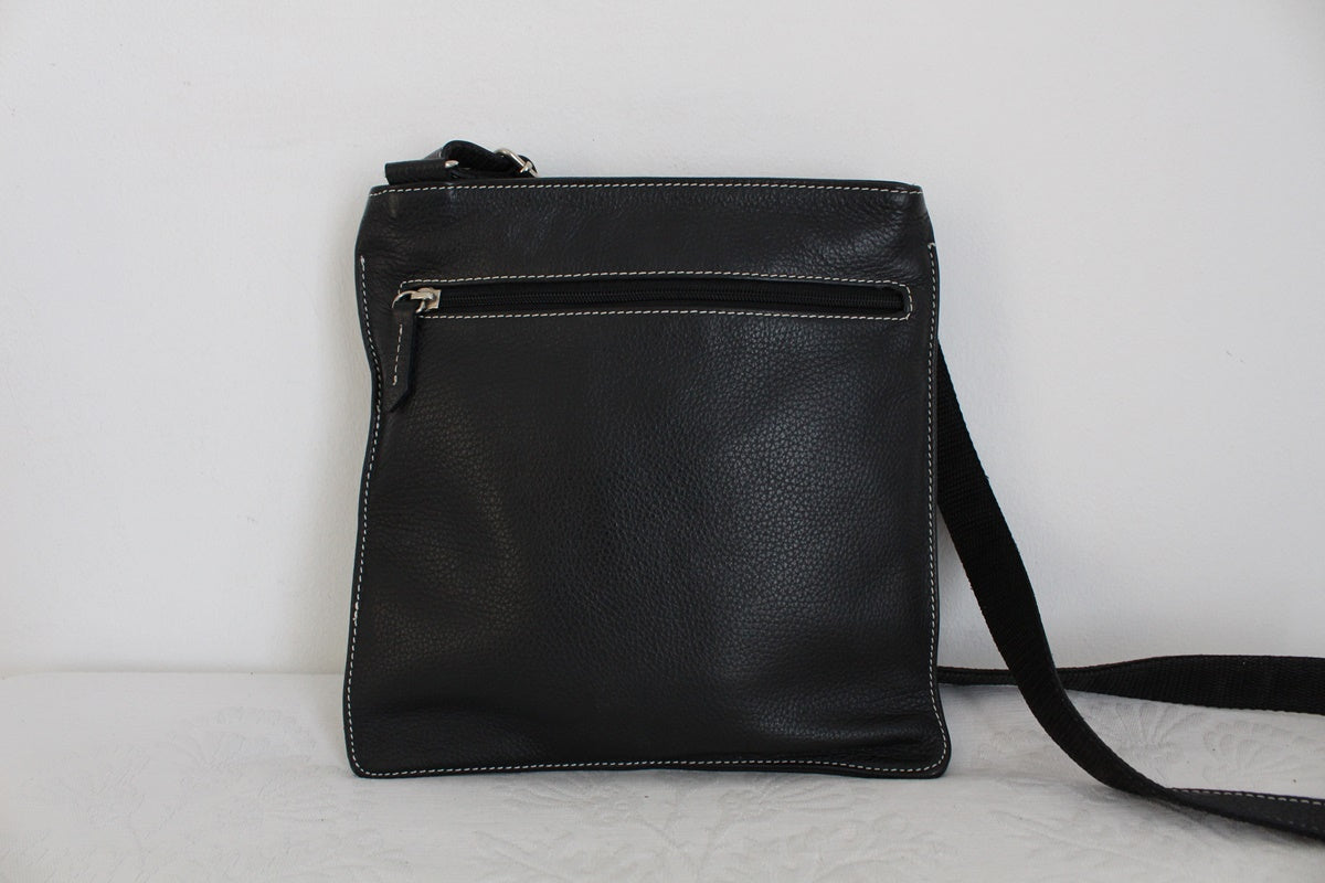 MAXIMA MILANO GENUINE LEATHER BLACK SLING