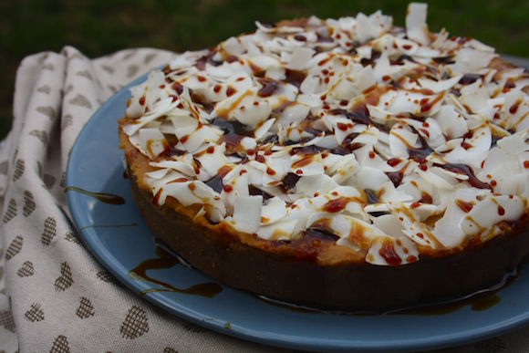 Coconut & Banana Cheesecake Tart