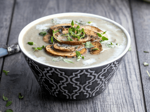 Creamy Coconut and Mushroom Soup
