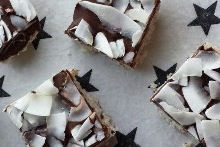 Raw Coconut Brownies