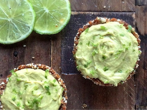 Raw Key Lime Pies