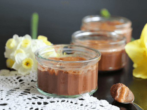 Gluten-free, Dairy-free Chocolate & Salted Caramel Pots