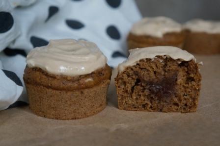 Vegan Cupcakes With Date Caramel Filling