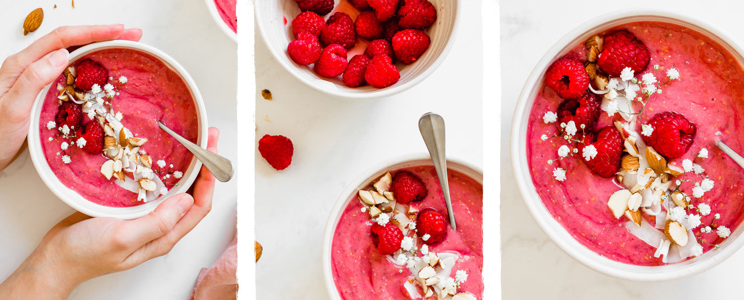 Coconut & Raspberry Smoothie Bowl