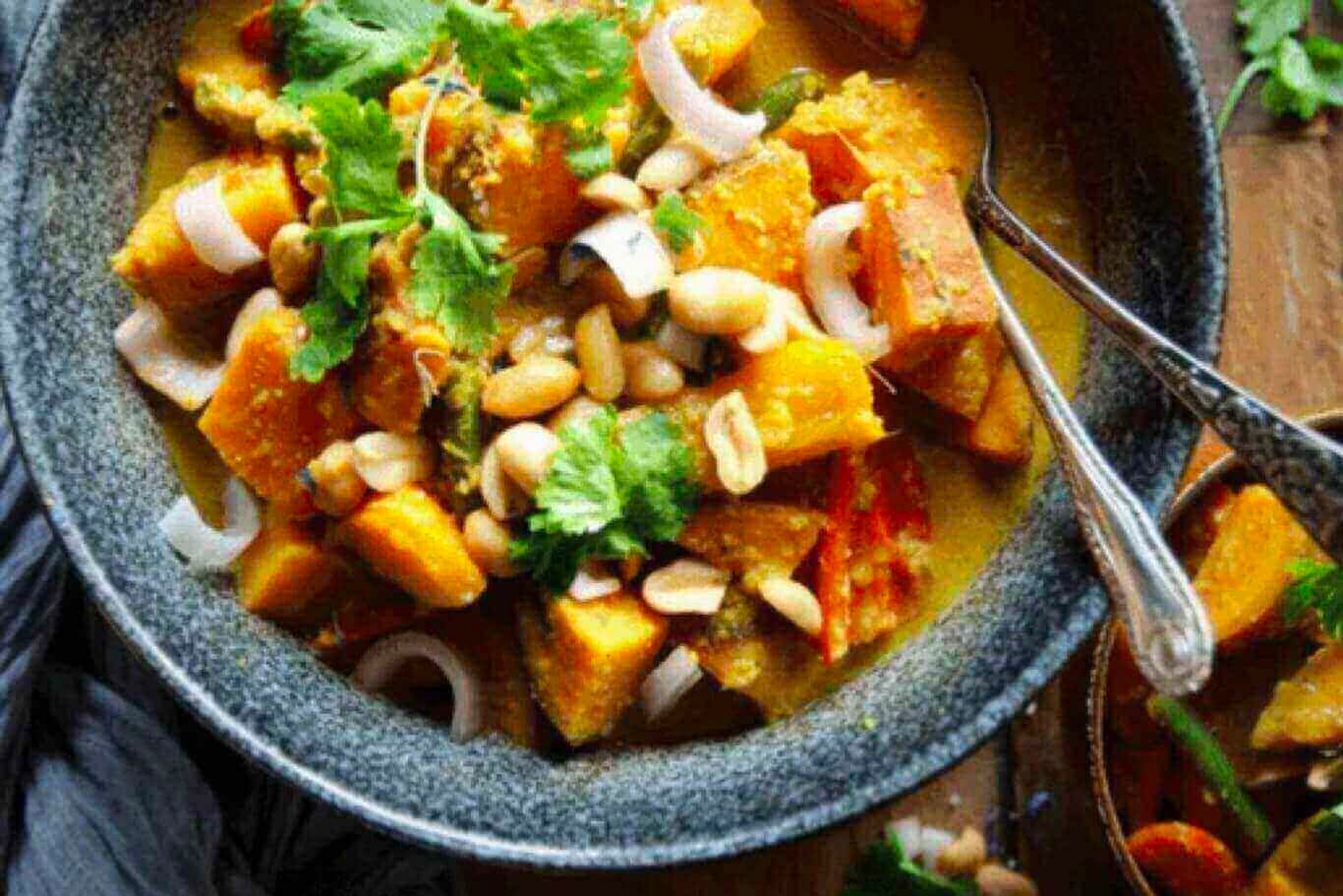 Vegan sweet potato curry