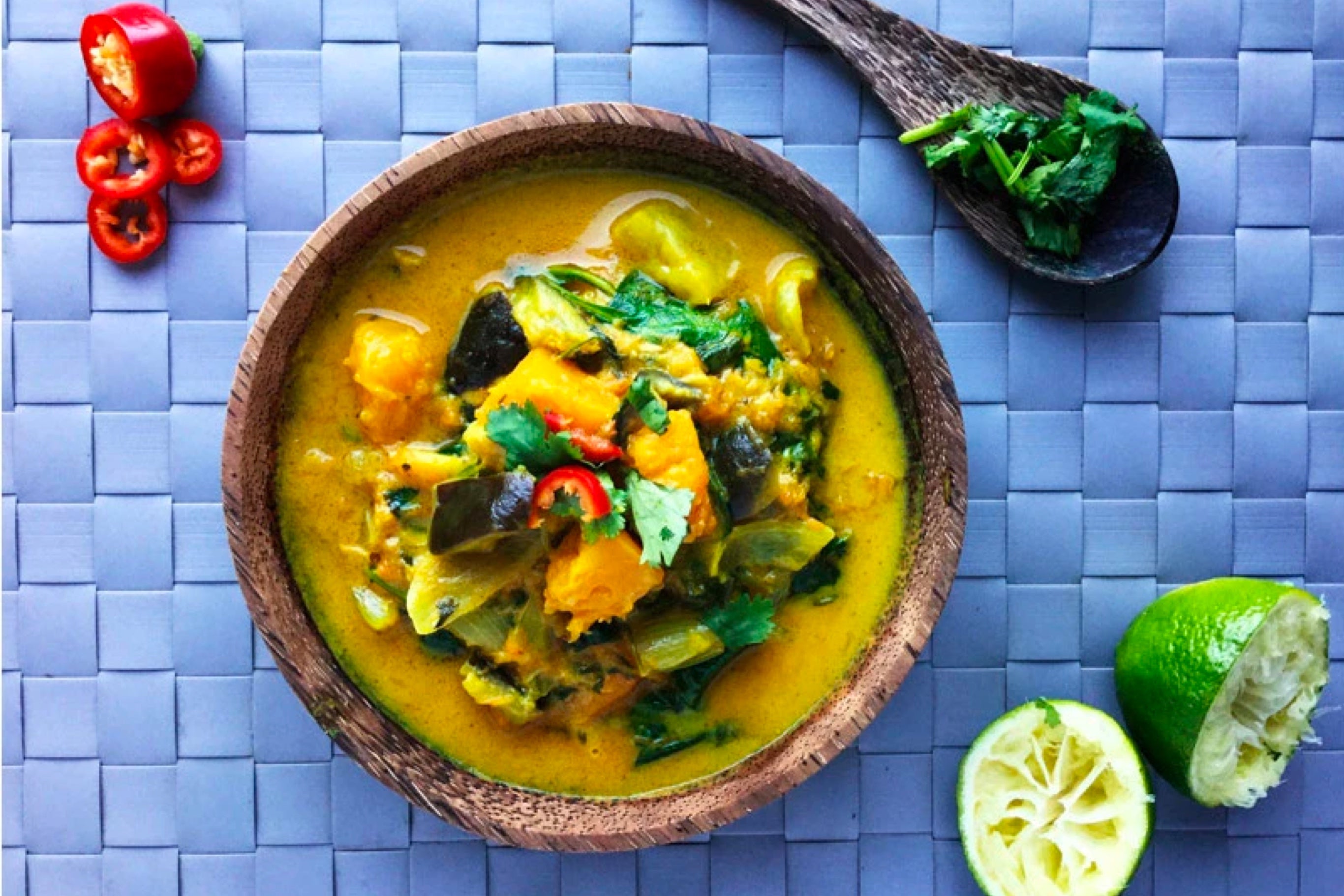 Vegan squash curry