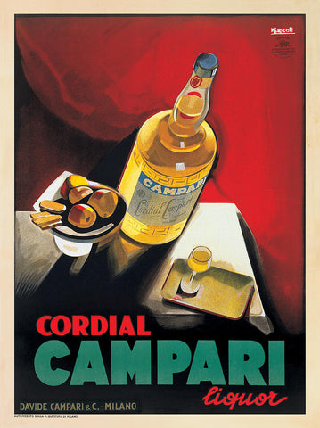 Cordial Campari by Macello Nizzoli
