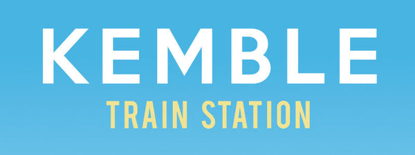 Kemble station poster heading