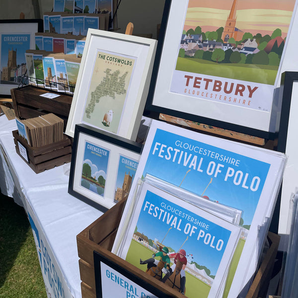 Cotswold Poster Co stall