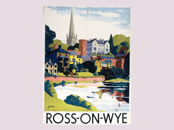 Ross on Wye railway poster