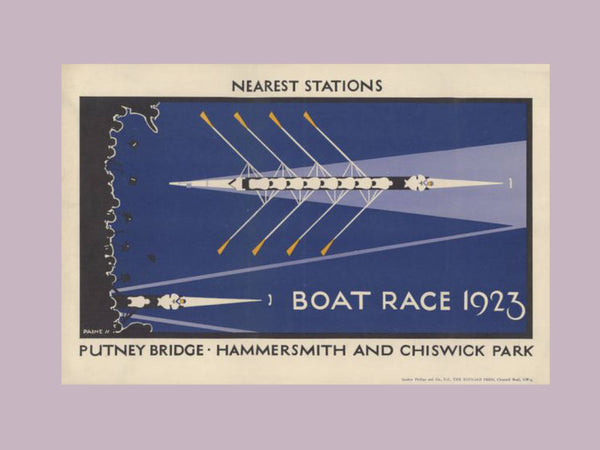 Boat Race TFL poster 1923