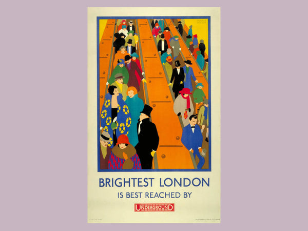 Brightest London Underground poster 1924