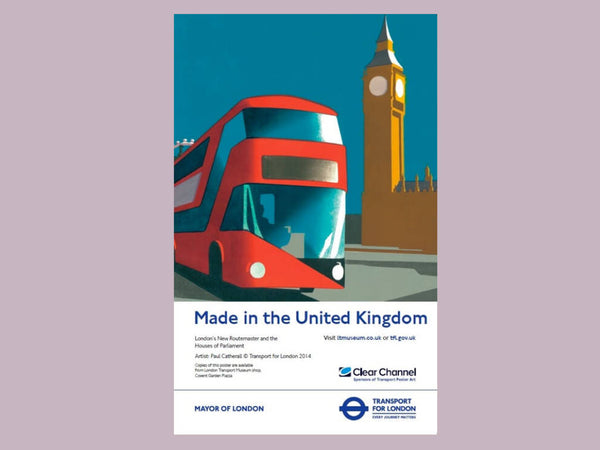 Routemaster bus poster 2014