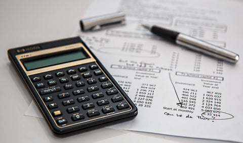 calculator and financial plan