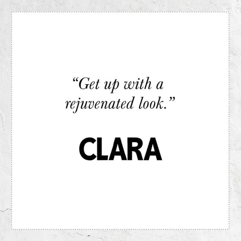 Get up with a rejuvenated look - quote from Clara