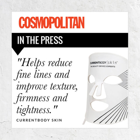 Cosmoplitan in the press quote, helps reduce fine lines and improve texture, firmness and tightness