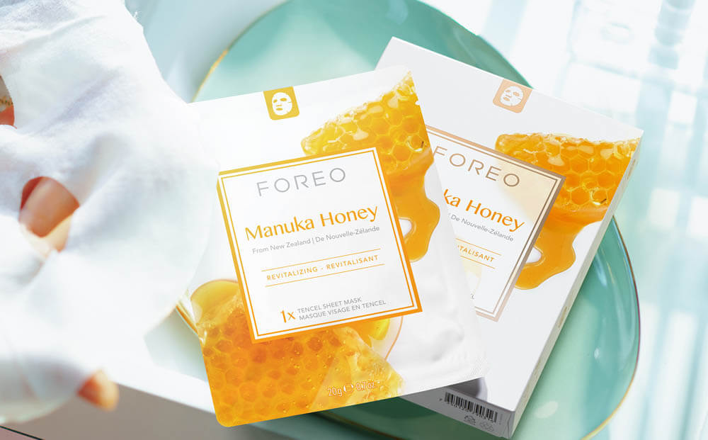 FOREO Manuka Honey Revitalizing Sheet Face Mask | CurrentBody