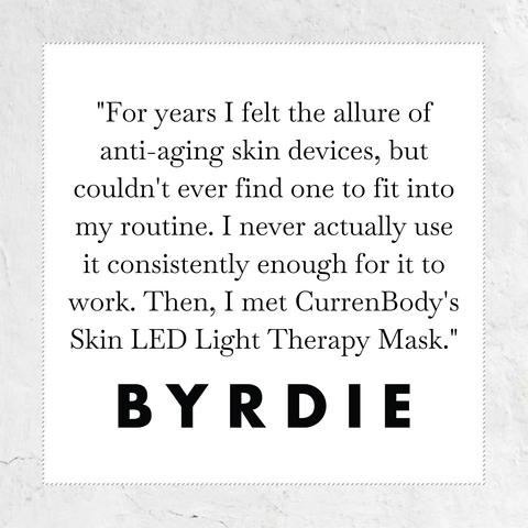 The anti-ageing hero. LED light therapy can be used to tackle skin concerns from fine lines and wrinkles to acne - quote from evening standard
