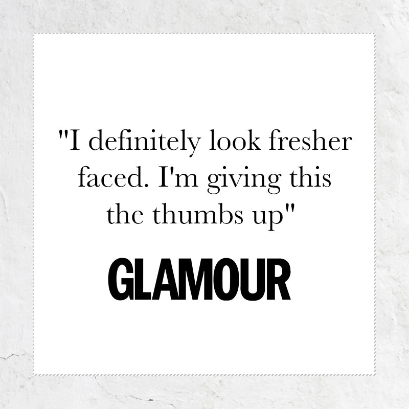 I definitely look fresher faced. i am giving this the thumbs up - quote from Glamour