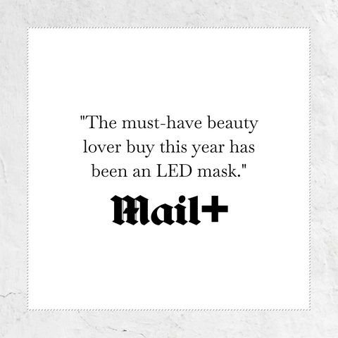 The most popular LED face mask with Glamour readers is the CurrentBody LED Light Therapy Mask - quote from glamour