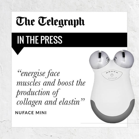 Energise face muscles and boost the production of collagen and elastin - quote from the telegraph