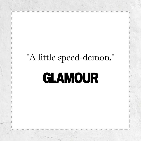 GLAMOUR - A little speed-demon.