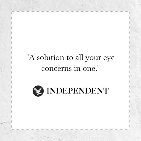 A solution to all your eye concerns in one - quote from the Independent