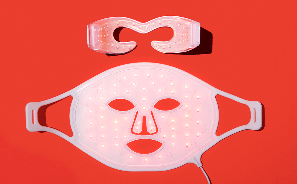 LED ansigtsmaske og LED øjenmaske
