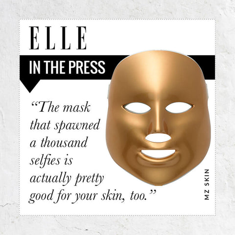 Presseomtale omkring MZ Skin lysterapi maske fra ELLE